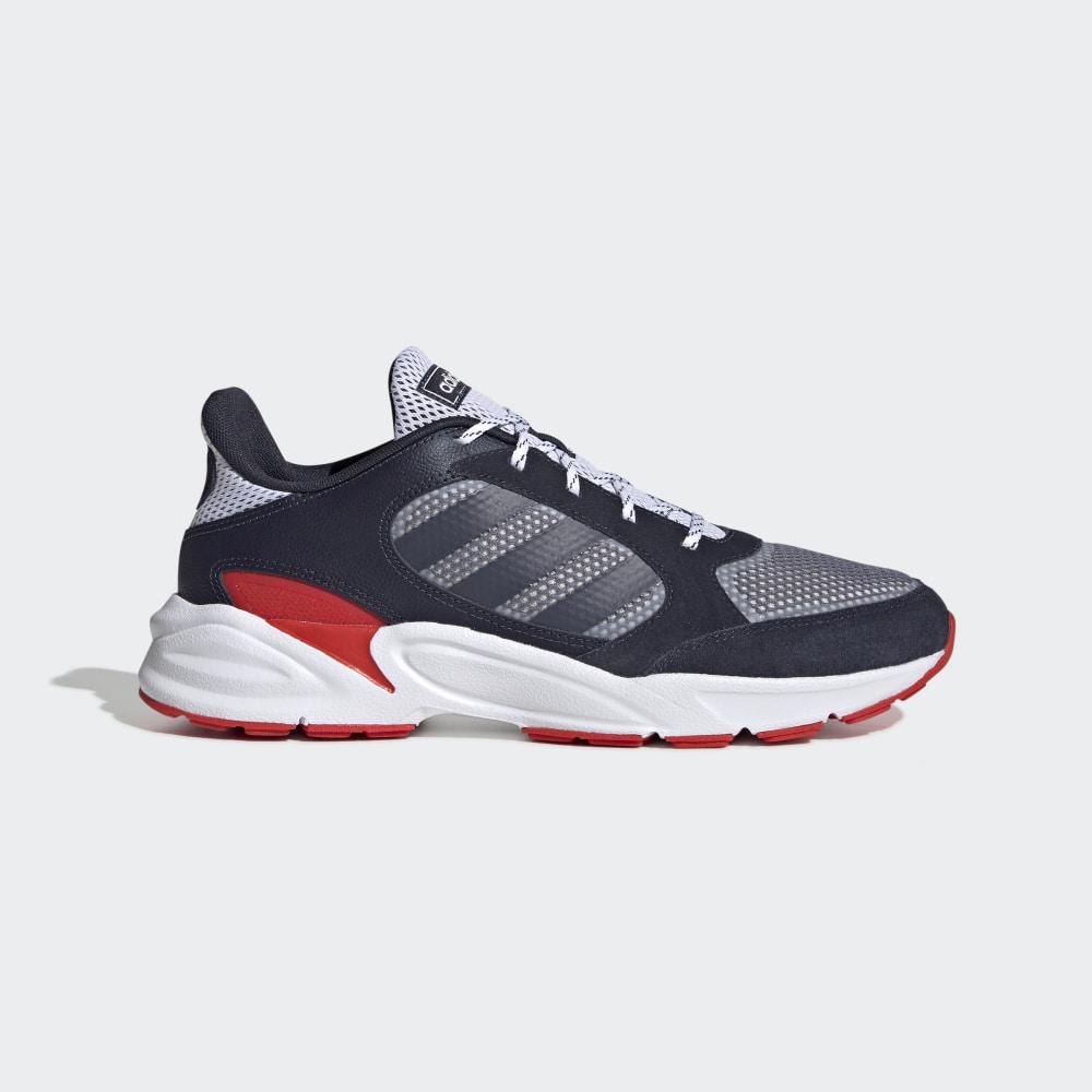 Adidasi Alergare Adidas 90s Valasion Barbati Romania - Albastri/Rosii EE9897